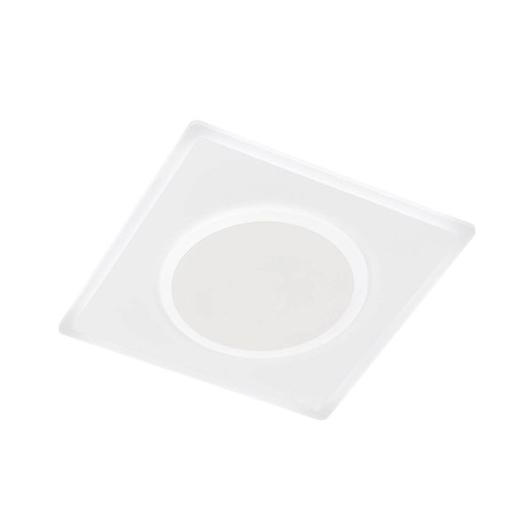 Fischer & Honsel Bisi LED Deckenleuchte 23,6W Tunable white steuerbar dimmbar Acryl sandweiß + Fernbedienung 21450
