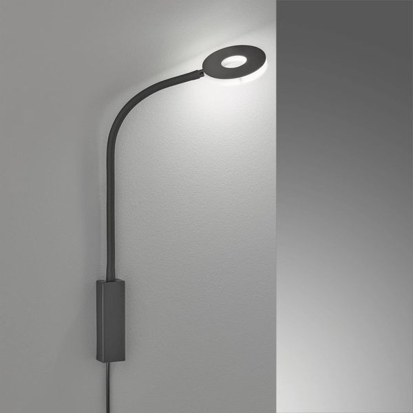 Fischer & Honsel Cama LED Wandspot flex 5,7W warmweiss schaltbar sandschwarz 30432