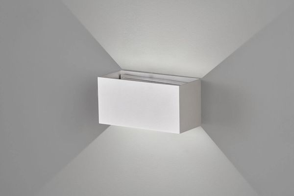 Fischer & Honsel Wallo LED Wandleuchte 4-fach 11,2W warmweiss silber IP44 30518