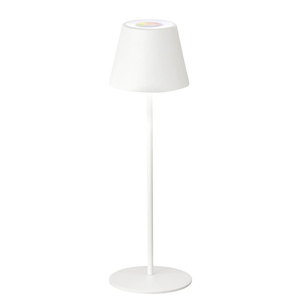 FHL Cosenza LED Akku-Außenleuchte USB 1,68W RGBW steuerbar dimmbar sandweiß IP44 850211