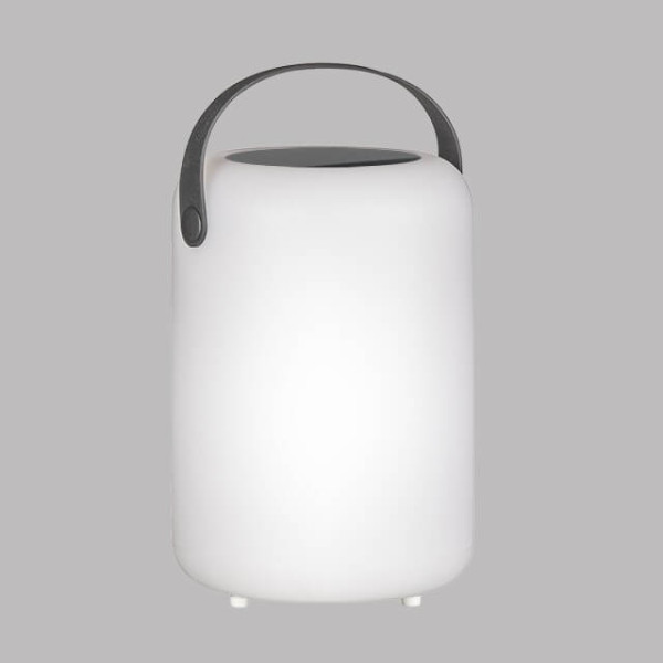 FHL Orno LED Akku-Solar-Außenleuchte USB 0,5W RGB-Farbsteuerung dimmbar + Fernbedienung IP44 850324