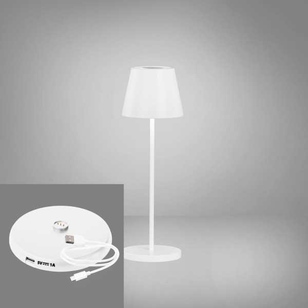FHL Cosenza 2.0 LED Akku-Outdoorleuchte USB 2,2W RGBW steuerbar dimmbar sandweiß IP44 850337