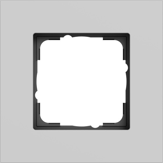 Gira 0211405 Abdeckrahmen 1-fach Gira Esprit Alum.Grau m(lack.)