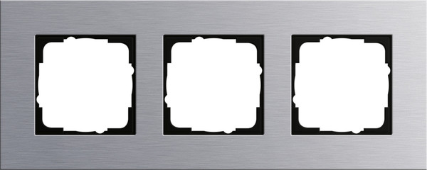 Gira 021317 Abdeckrahmen 3-fach Gira Esprit Aluminium