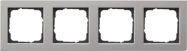 Gira 021433 Abdeckrahmen 4-fach Gira E2 Edelstahl