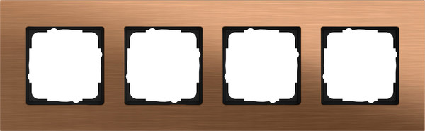 Gira 021438 Abdeckrahmen 4-fach Gira Esprit Bronze