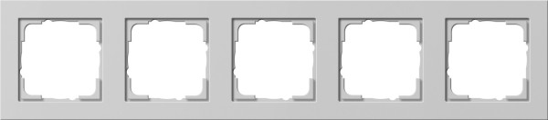 Gira 021537 Abdeckrahmen 5-fach Gira E2 Grau m