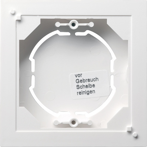 Gira 021927 Aufputzgehäuse 1-fach flach System 55 Reinweiß m