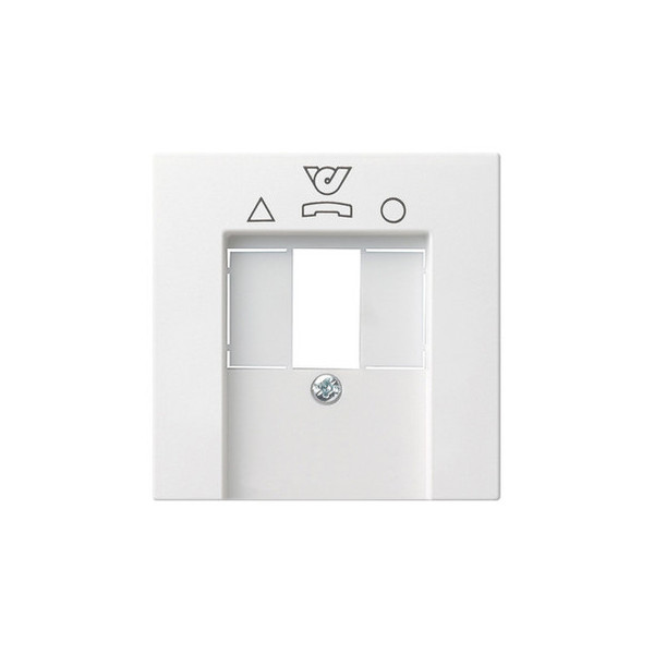 Gira 026003 Abdeckung TDO-Anschlussdose System 55 Reinweiß