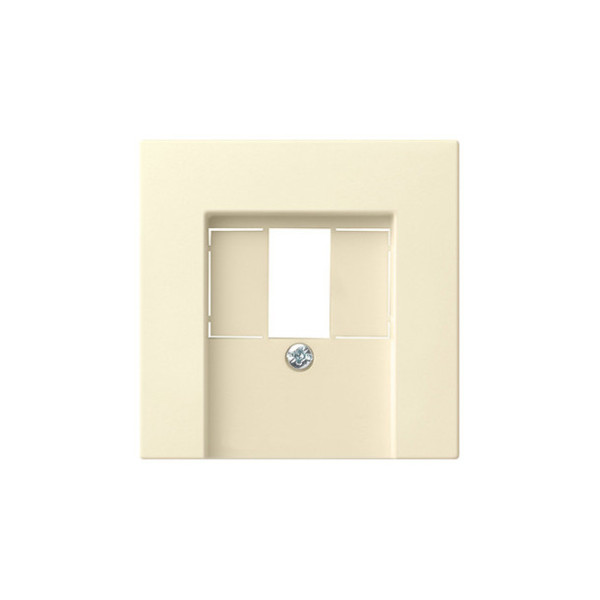 Gira 027601 Abdeckung TAE USB System 55 Cremeweiß