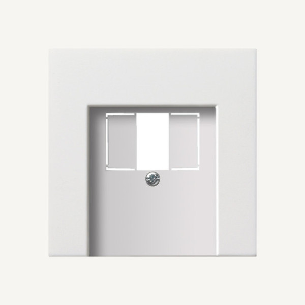 Gira 0276112 Abdeckung TAE USB Flächenschalter Reinweiß