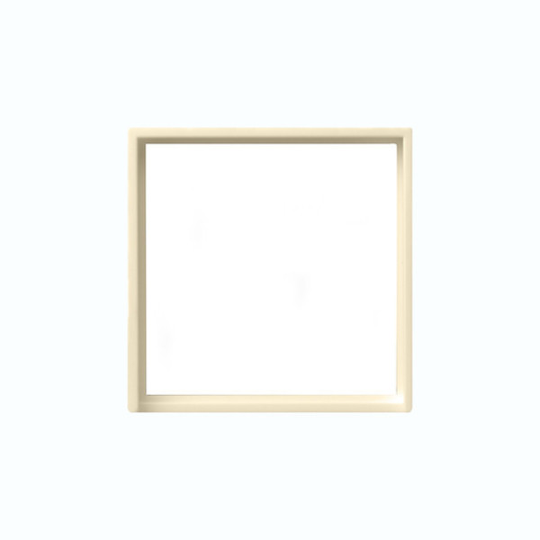 Gira 028201 Adapterrahmen quadratisch 50 x 50 mm System 55 Cremeweiß