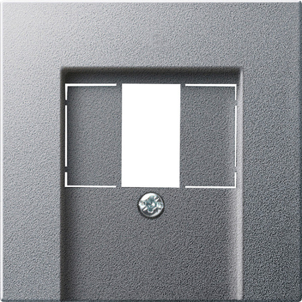 Gira 037626 Abdeckung USB-Spannungsversorgung PD System 55 F Alu