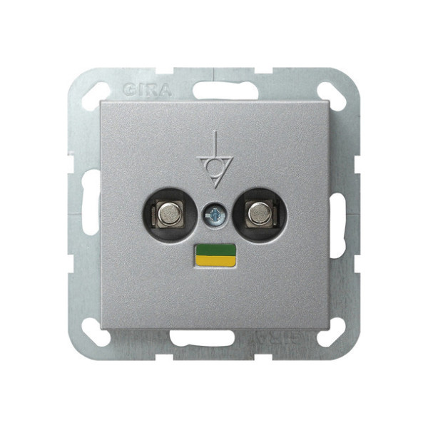 Gira 040526 Potenzialausgleich-Dose 2-fach System 55 F Alu