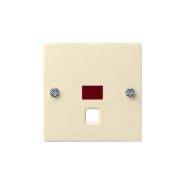 Gira 063801 Abdeckung Kontrollfür groß Zugschalter/-taster System 55 Cremeweiß