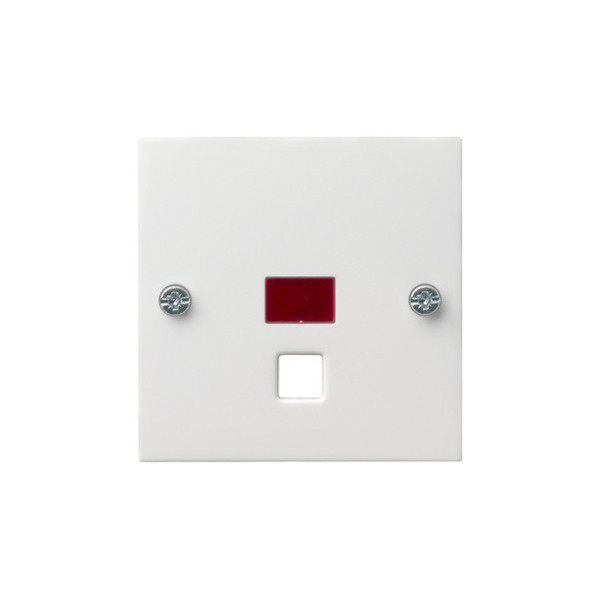 Gira 063803 Abdeckung Kontrollfür groß Zugschalter/-taster System 55 Reinweiß
