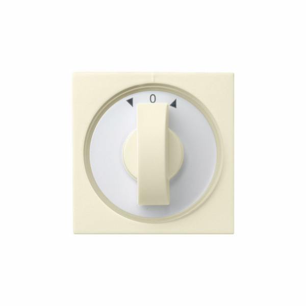 Gira 066601 Abdeckung Knebel Zeitschalter + Jalousie System 55 Cremeweiß