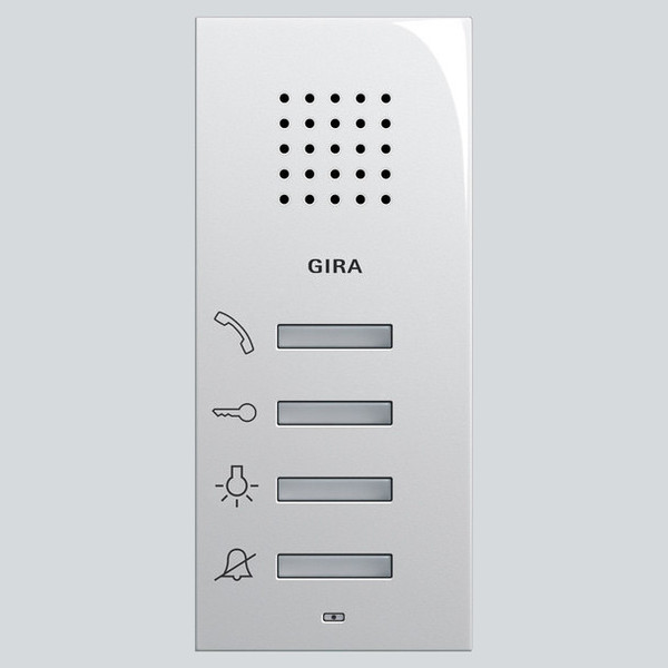 Gira 125003 Wohnungsstation AP System 55 Reinweiß