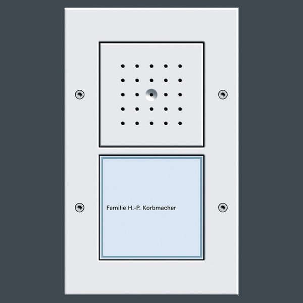 Gira 126666 Türstation AP 1-fach Türkommunikation Reinweiß