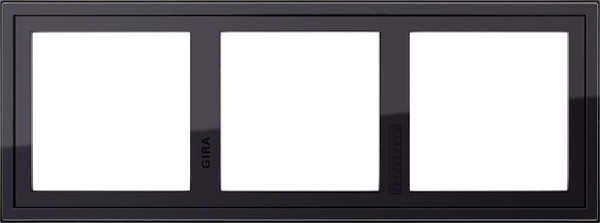 Gira 131305 Montageadapter 3-fach Gira E2 Schwarz