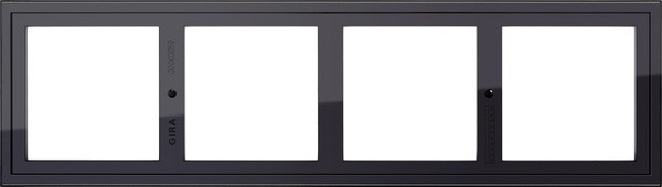 Gira 131405 Montageadapter 4-fach Gira E2 Schwarz