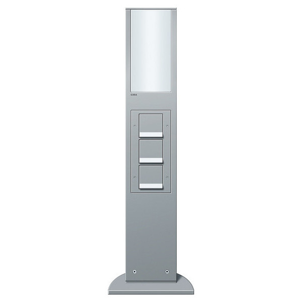 Gira 134226 E-Säule Licht + 3x SCHUKO SP 769 mm Gira Energiesäule F Alu