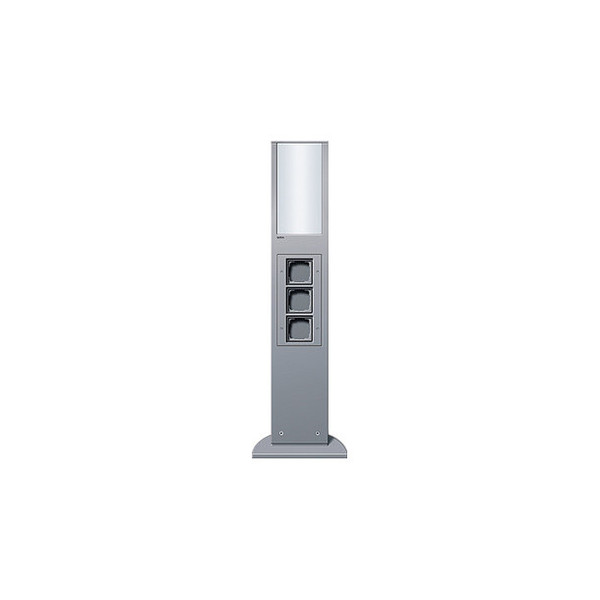 Gira 134926 E-Säule Licht + 3x Leereinheit 769 mm Gira Energiesäule F Alu