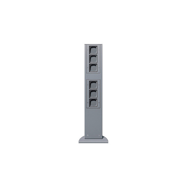 Gira 135126 E-Säule 6x Leereinheit 769 mm Gira Energiesäule F Alu