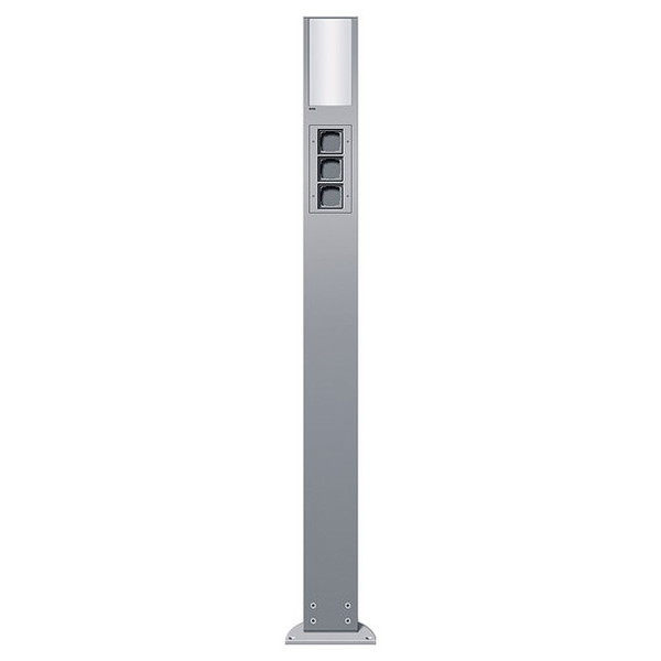 Gira 135326 E-Säule Licht + 3x Leereinheit 1600 mm Gira Energiesäule F Alu