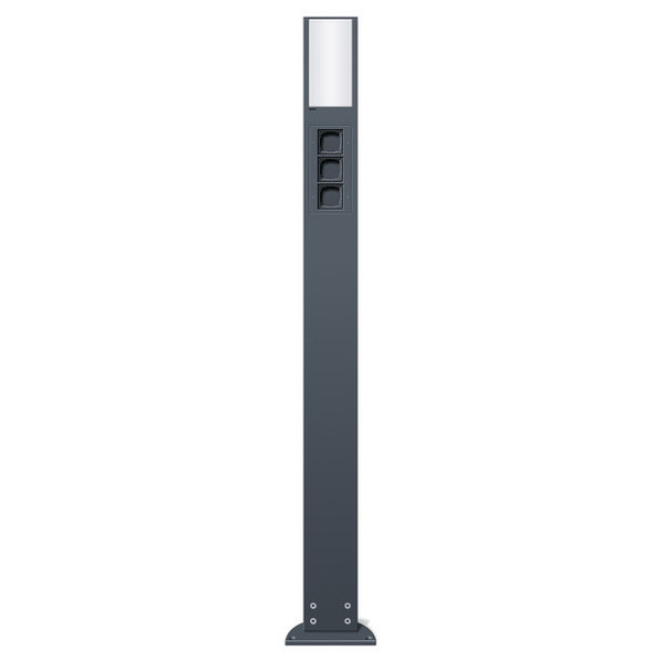 Gira 135328 E-Säule Licht + 3x Leereinheit 1600 mm Gira Energiesäule Anthrazit