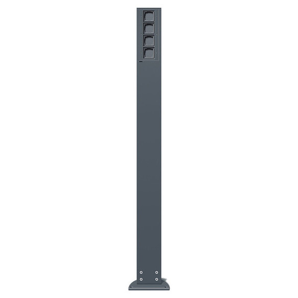 Gira 135628 E-Säule 4x Leereinheit 1600 mm Gira Energiesäule Anthrazit