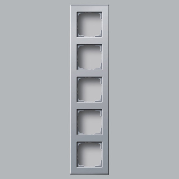 Gira 136426 Profil 5-fach senkrecht + waagerecht Profil 55 Aluminium