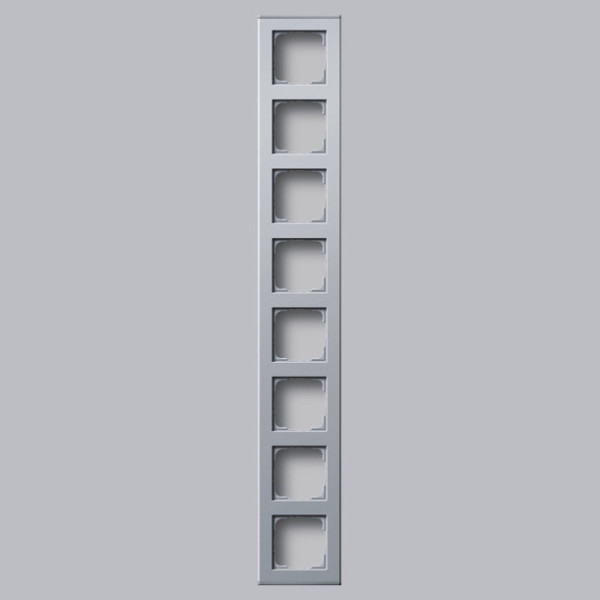 Gira 136626 Profil 8-fach senkrecht + waagerecht Profil 55 Aluminium