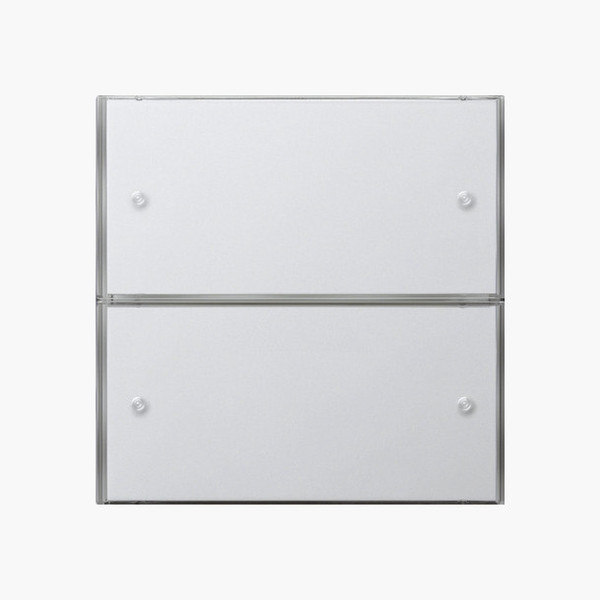Gira 2022112 Tastsensensor 3 Basis 2-fach KNX Flächenschalter Reinweiß