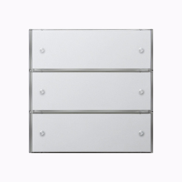 Gira 2023112 Tastsensensor 3 Basis 3-fach KNX Flächenschalter Reinweiß