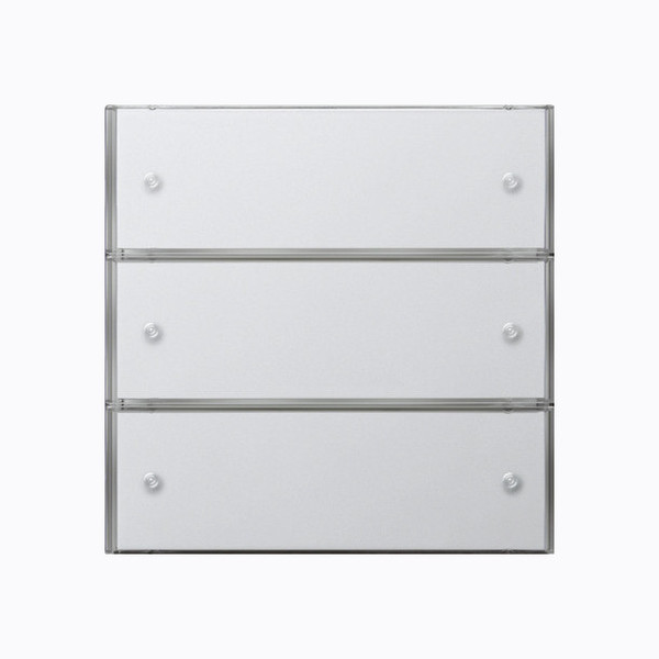 Gira 2033112 Tastsensensor 3 Komfort 3-fach KNX Flächenschalter Reinweiß