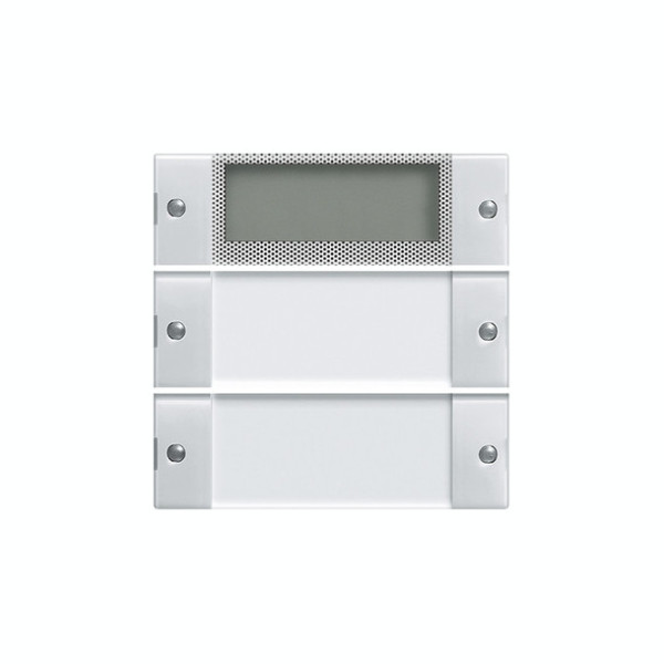 Gira 214203 Wippenset 2-fach Plus Beschriftungsfeld System 55 Klar/Reinweiß