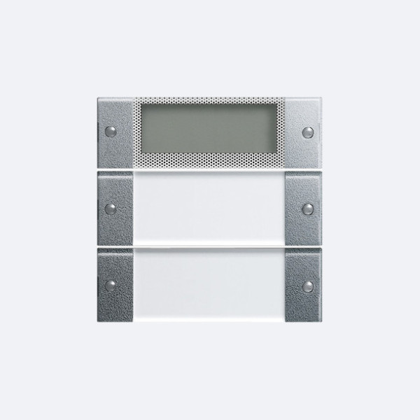 Gira 214226 Wippenset 2-fach Plus Beschriftungsfeld System 55 Klar/F Alu