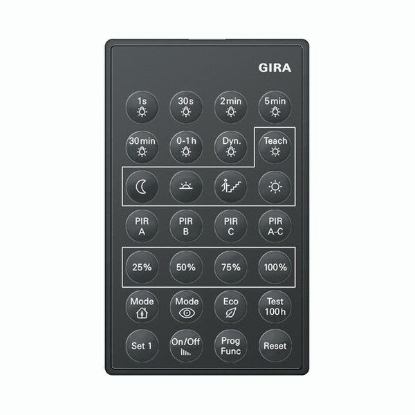 Gira 238200 IR-Fernbedienung PIR 1 Zubehör
