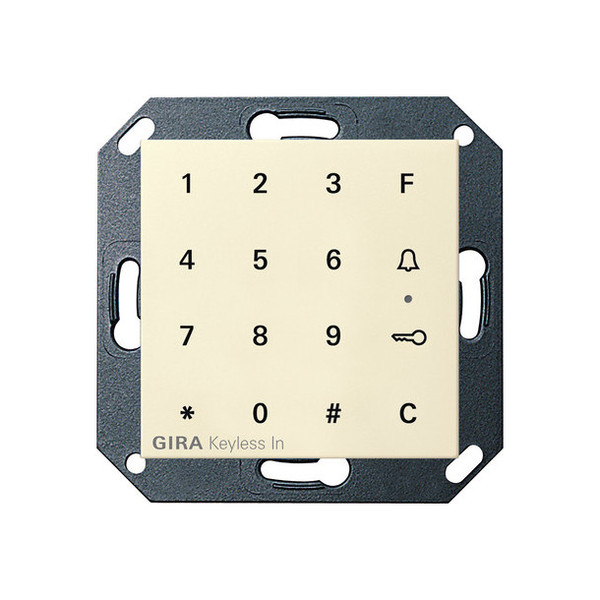 Gira 260501 Gira Keyless In Codetastatur System 55 Cremeweiß