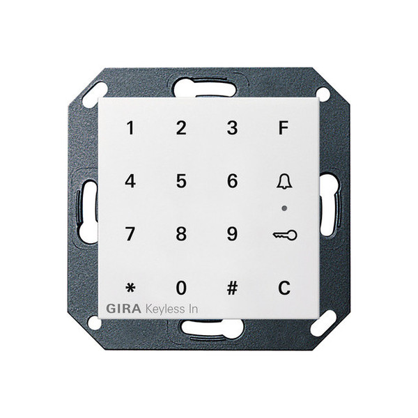 Gira 260503 Gira Keyless In Codetastatur System 55 Reinweiß