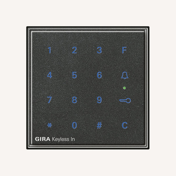 Gira 260567 Gira Keyless In Codetastatur Gira TX_44 (WG UP) Anthrazit