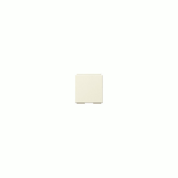 Gira 264501 Uni-BlindAbdeckung Abdeckung Modular-Jack 2-fach 30° + Beschriftungsfeld System 55 Cremeweiß