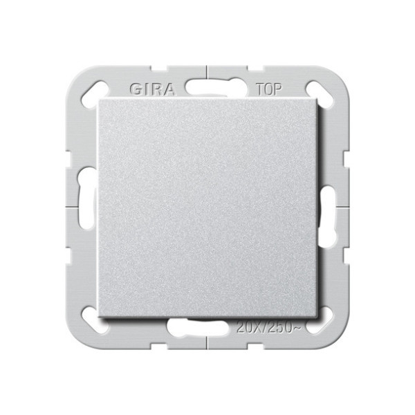 Gira 283626 Wippschalter BS 20 AX Aus 2-polig System 55 F Alu
