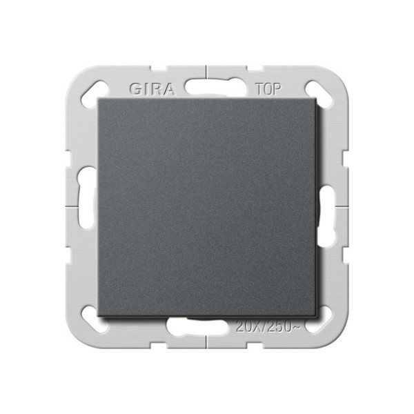 Gira 283628 Wippschalter BS 20 AX Aus 2-polig System 55 Anthrazit