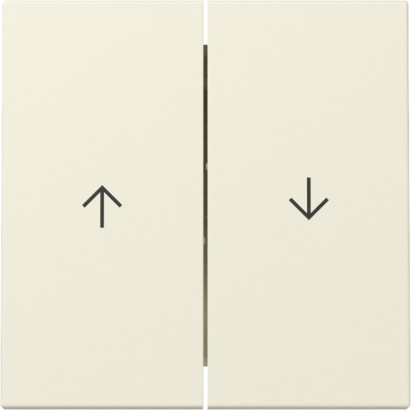 Gira 329401 Wippe 2-fach Pfeil System 55 Cremeweiß