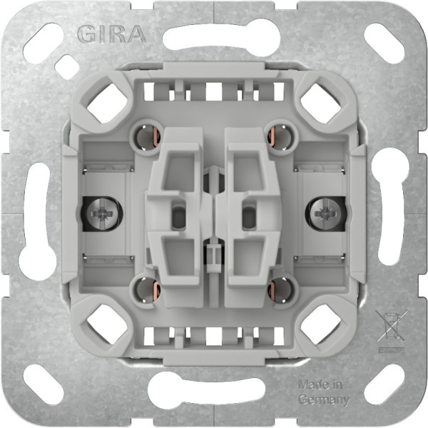 Gira 387500 Wipptaster Wechsler 2-fach ohne Befestigungskrallen Einsatz