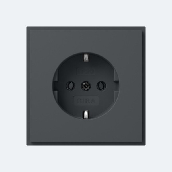 Gira 418867 SCHUKO-Steckdose (IP20) Gira TX_44 Anthrazit