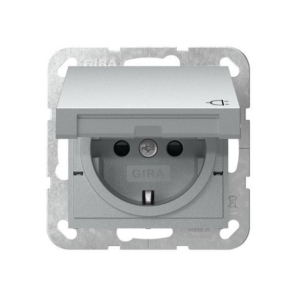 Gira 441426 SCHUKO-Steckdose KD + SP System 55 F Alu