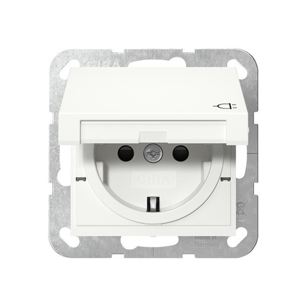 Gira 441427 SCHUKO-Steckdose KD + SP System 55 Reinweiß m